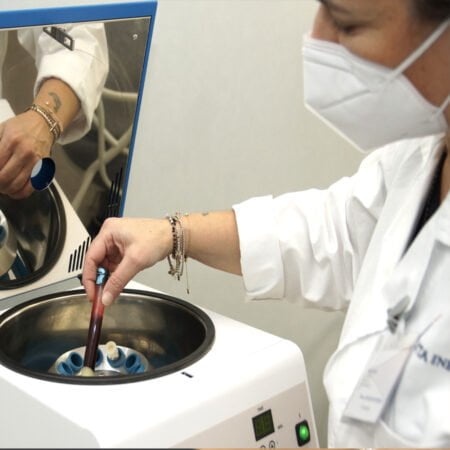 Preparazione gel piastrinico